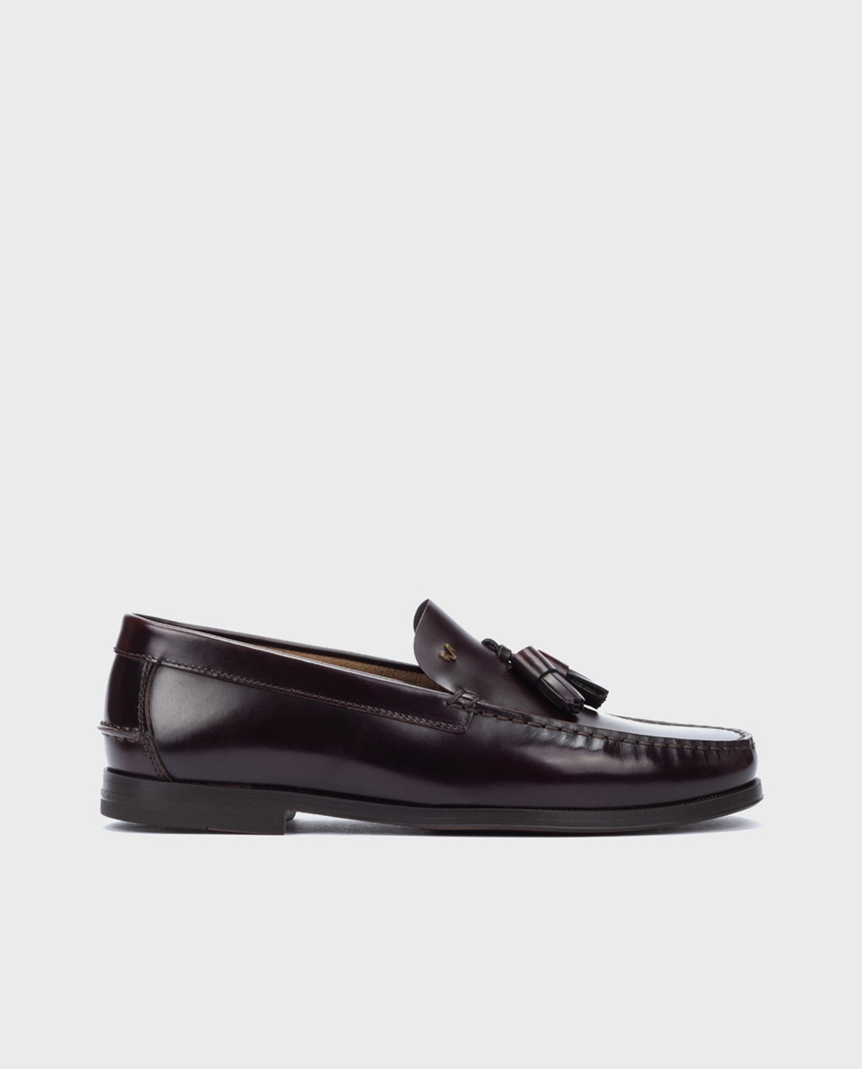 Mocasines de hombre de piel con plantilla acolchada - Martinelli - Burdeos Burdeos-1