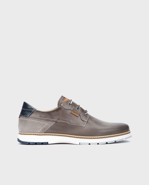 Imagen 0 de Zapatos de cordones de hombre de piel con plantilla extraíble