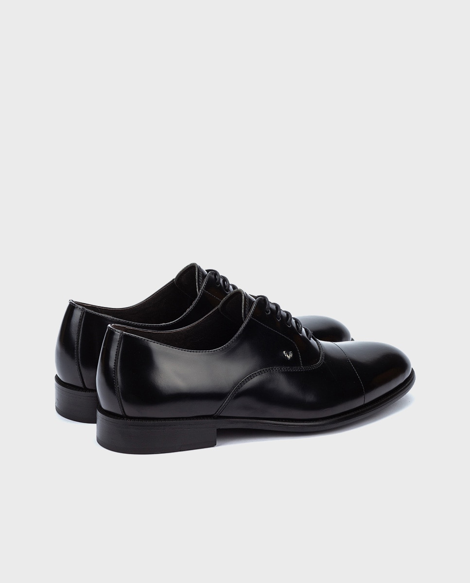 Zapatos de cordones de hombre de piel con plantilla acolchada - Martinelli - Negro Negro-2