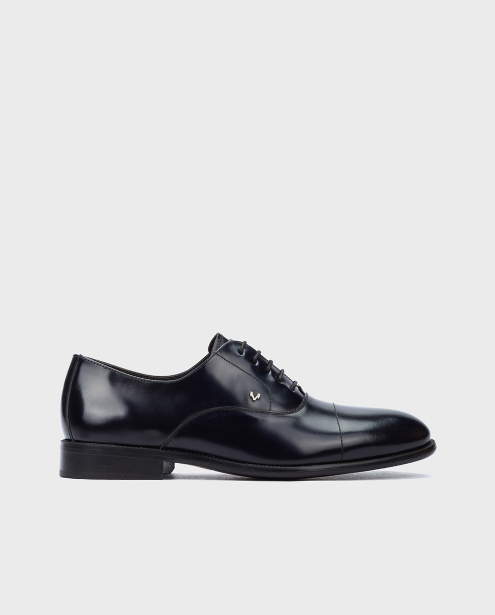 Imagen 1 de Zapatos de cordones de hombre de piel con plantilla acolchada - Azul marino Azul marino