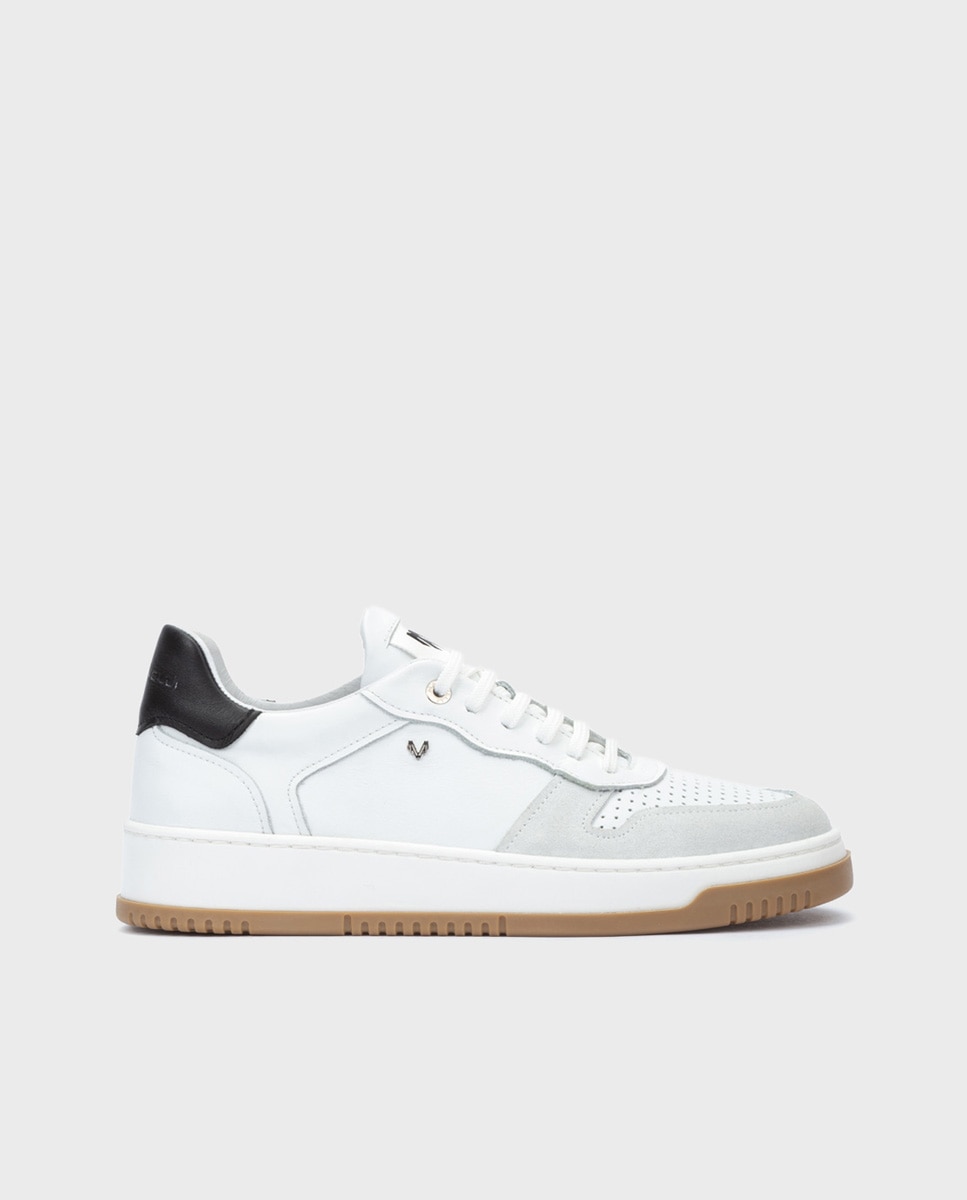 Martinelli - Zapatillas de mujer de piel con plantilla de gel extraíble en color blanco.