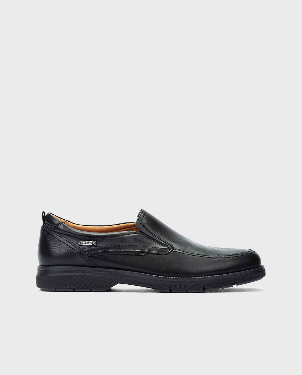 Pikolinos - Zapato cómodo de hombre de piel con suela extraligera y plantilla extraíble.