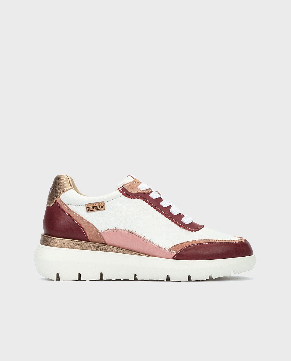 Pikolinos - Zapatillas de mujer de piel con plantilla extraíble y acolchada Memory Foam.
