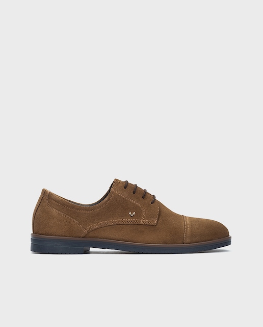 Imagen 0 de Zapatos de cordones de hombre de piel con plantilla acolchada