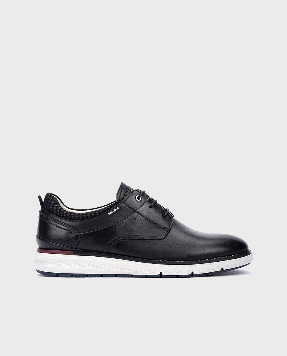 Zapatos de cordones y bluchers de hombre de piel - Pikolinos - Negro Negro-1
