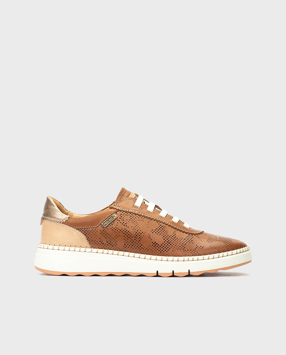 Pikolinos - Zapatillas de mujer de piel con suela extraligera y plantilla extraíble.