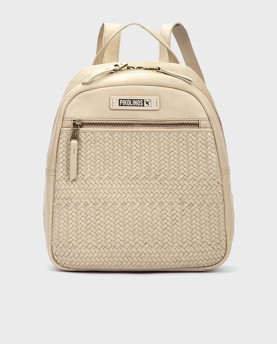 Pikolinos Mochilas En Cuero Faura Para Señora Color Cognac Y