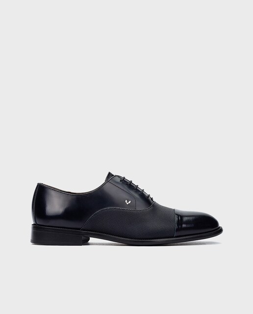 Imagen 0 de Zapatos de cordones de hombre de piel con plantilla acolchada