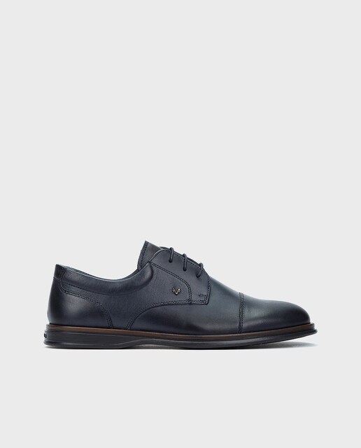 Imagen 0 de Zapatos de cordones de hombre de piel con plantilla acolchada