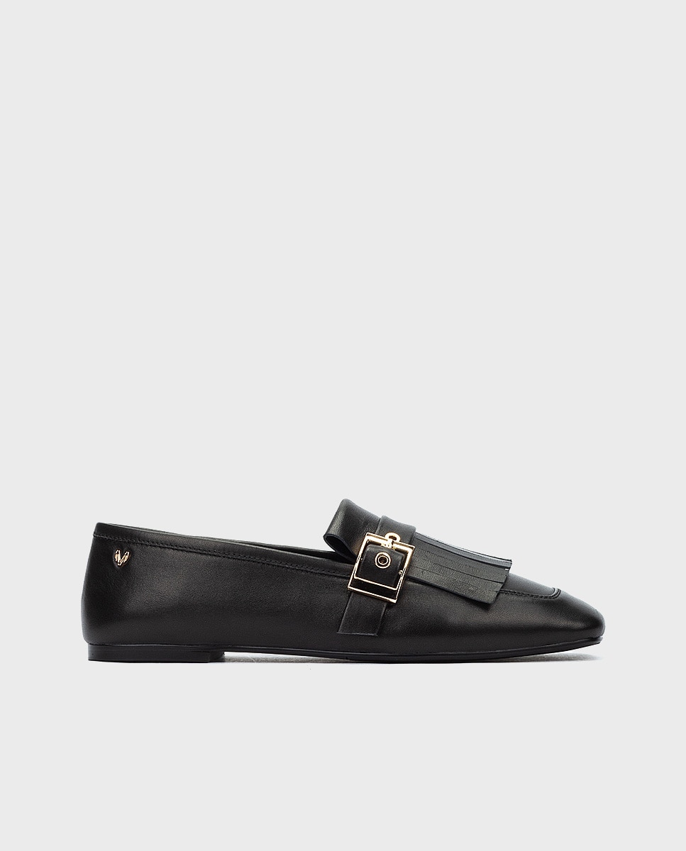 Bailarinas de mujer de piel con plantilla acolchada - Martinelli - Negro Negro-1