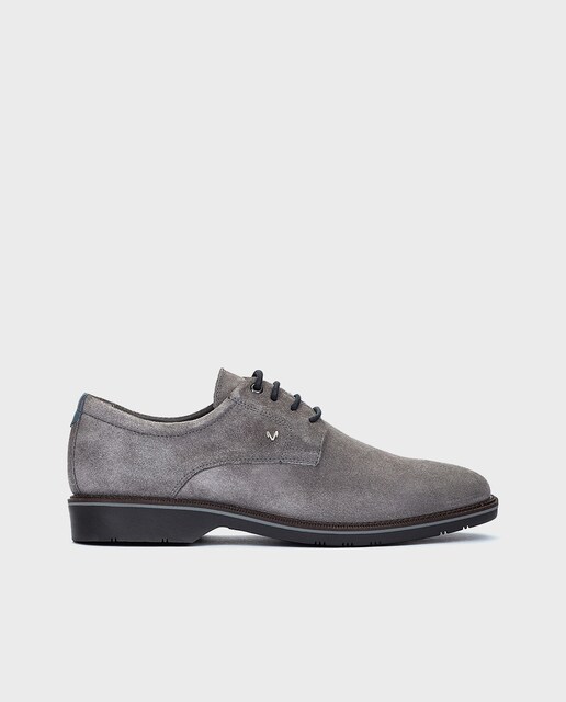 Imagen 0 de Zapatos de cordones de hombre de piel con plantilla acolchada