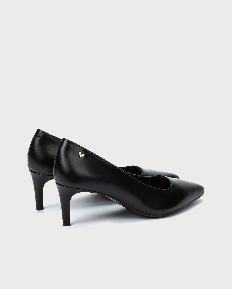 Zapatos de tacón de mujer de piel con plantilla acolchada - Martinelli - Negro Negro-2