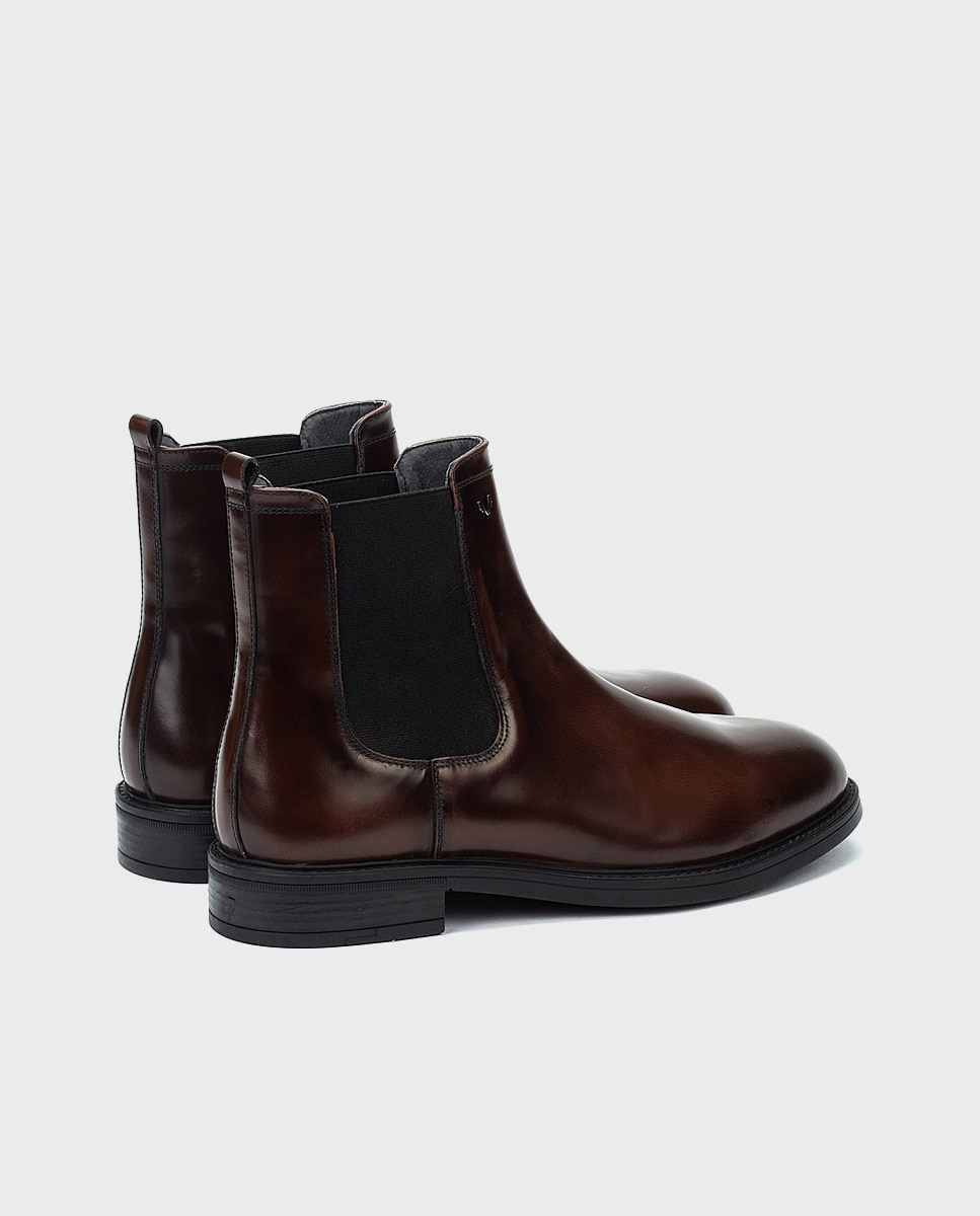 Botas y Botines de hombre de piel con elástico en color marrón - Martinelli - Marrón oscuro Marrón oscuro-2
