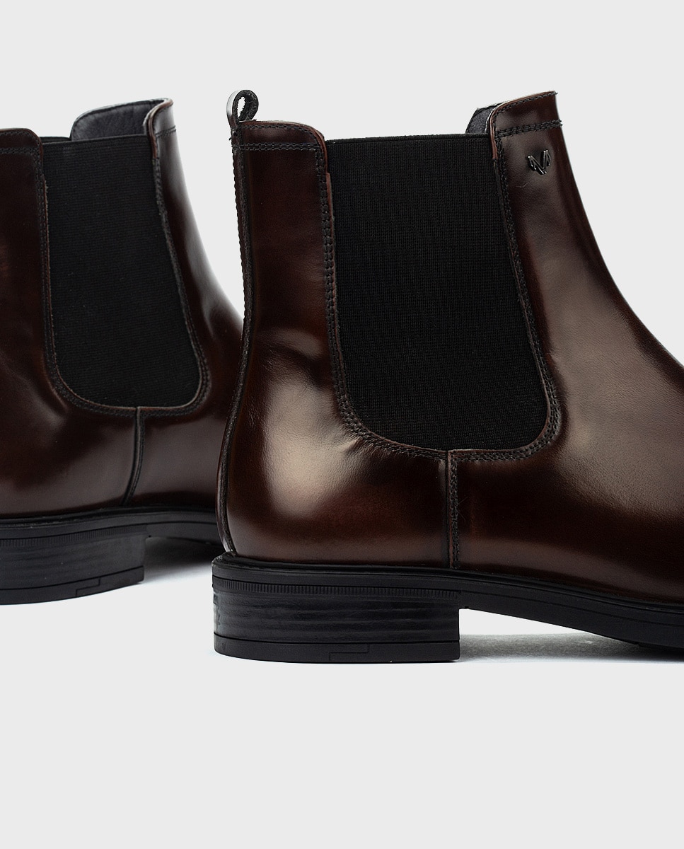 Botas y Botines de hombre de piel con elástico en color marrón - Martinelli - Marrón oscuro Marrón oscuro-4