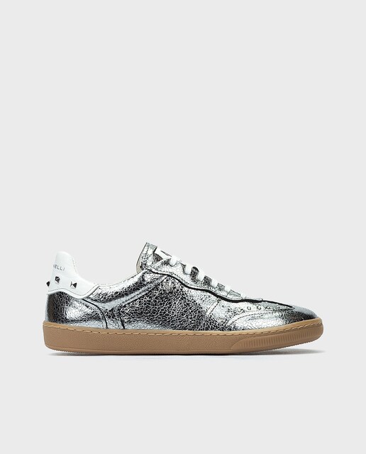 Imagen 0 de Zapatillas de mujer de piel con cordones