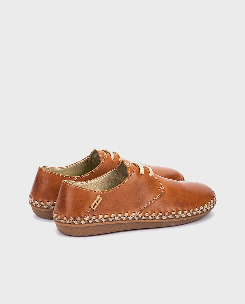 Zapatos planos de piel unisex - Pikolinos - Marrón Marrón-2
