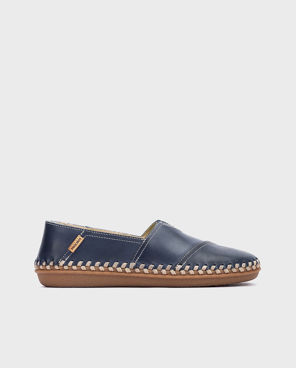 Imagen 0 de Mocasines de piel unisex Azul