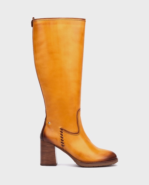 Imagen 0 de Botas de mujer de piel con cremallera