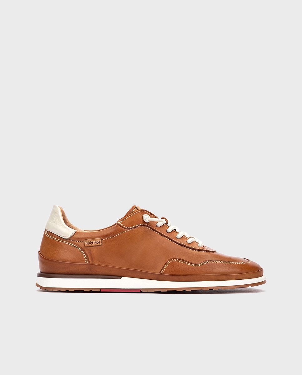 Pikolinos - Zapatillas de mujer de piel con plantilla extraíble.
