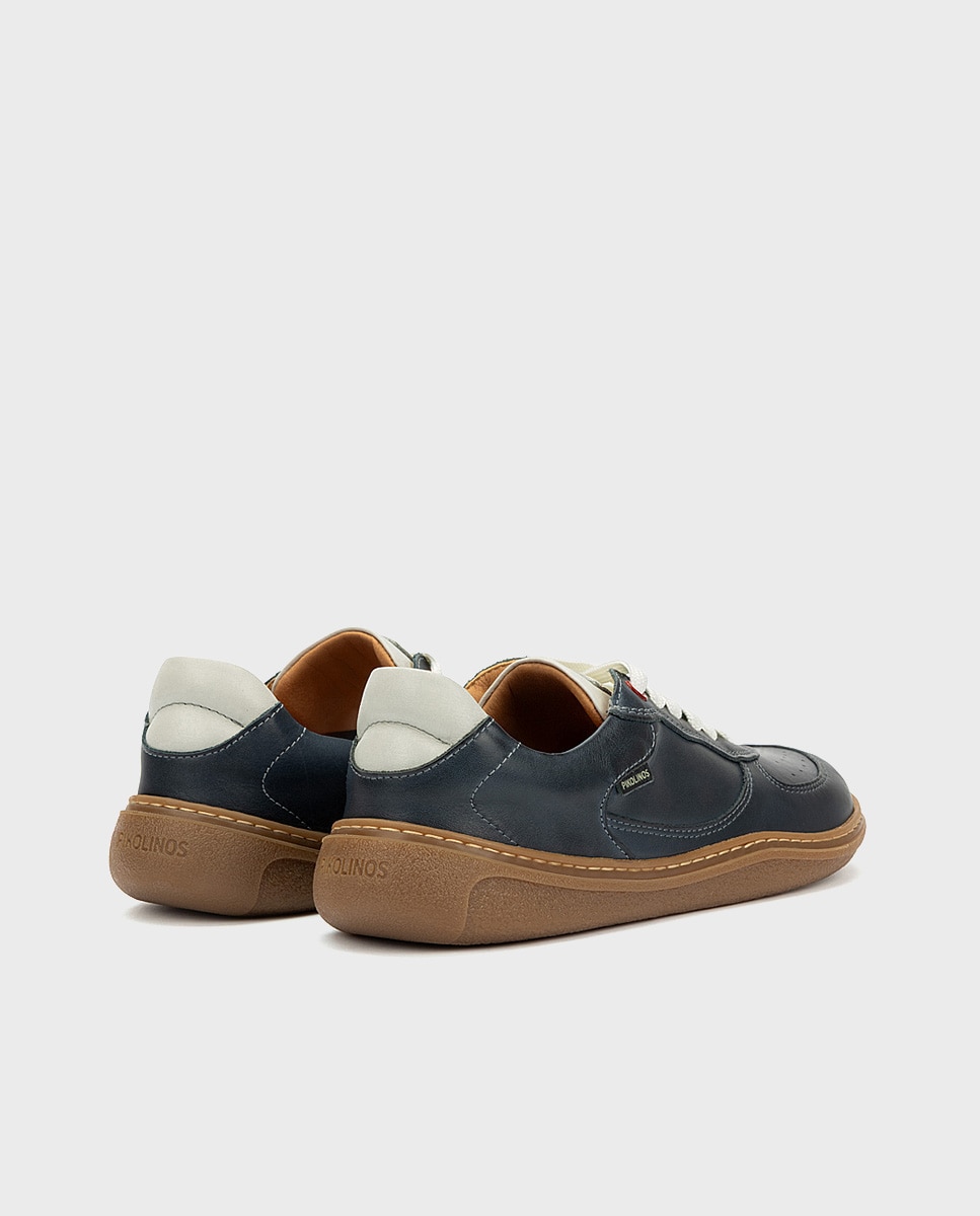 Zapatillas de piel en color Verde - Pikolinos - Azul Azul-3