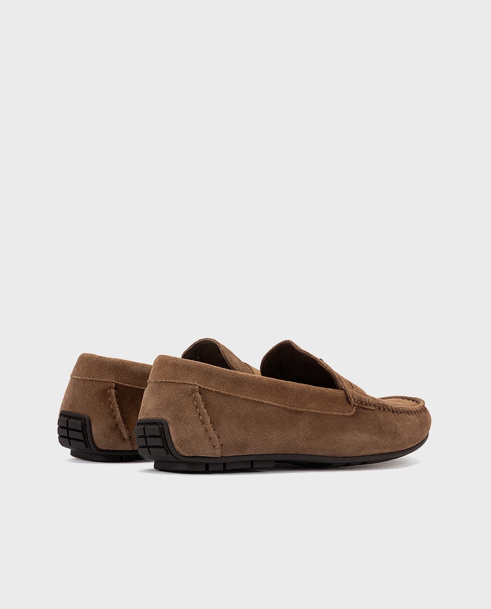 Mocasines de hombre de piel con plantilla acolchada - Martinelli - Beige Beige-2