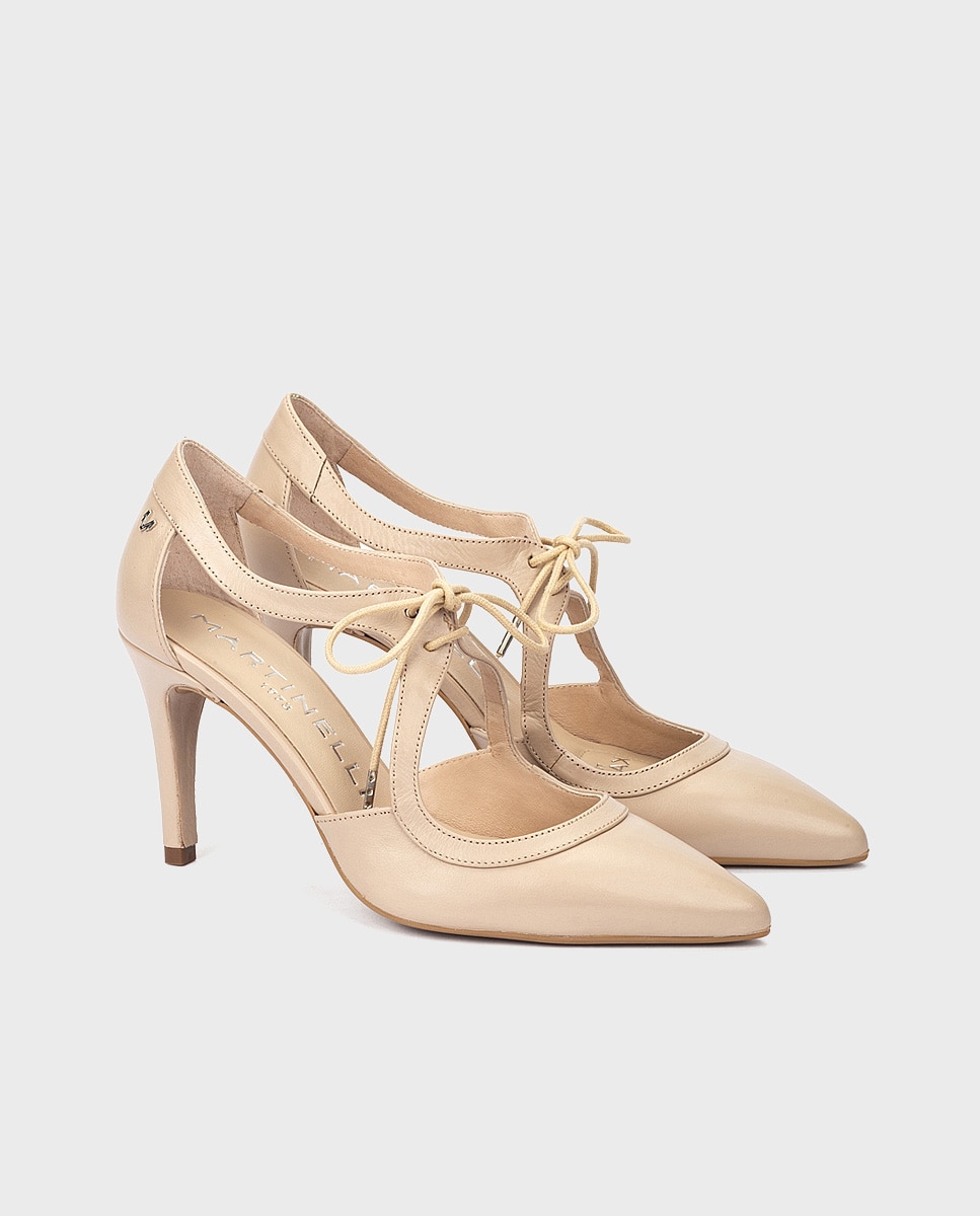 Imagen 3 de Zapatos de salón de mujer de piel - Martinelli - Natural Natural