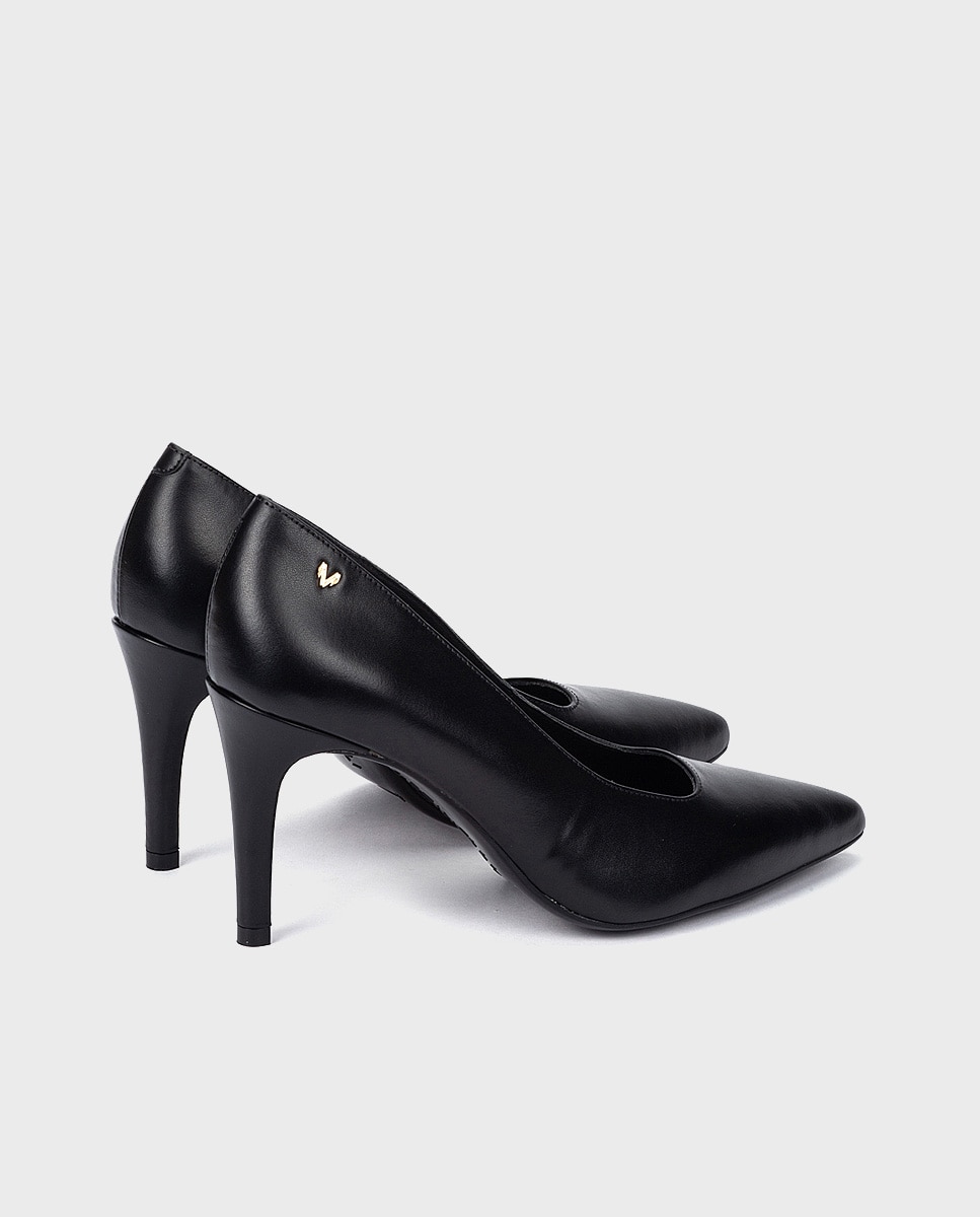 Zapatos de tacón de mujer de piel con plantilla acolchada - Martinelli - Negro Negro-2