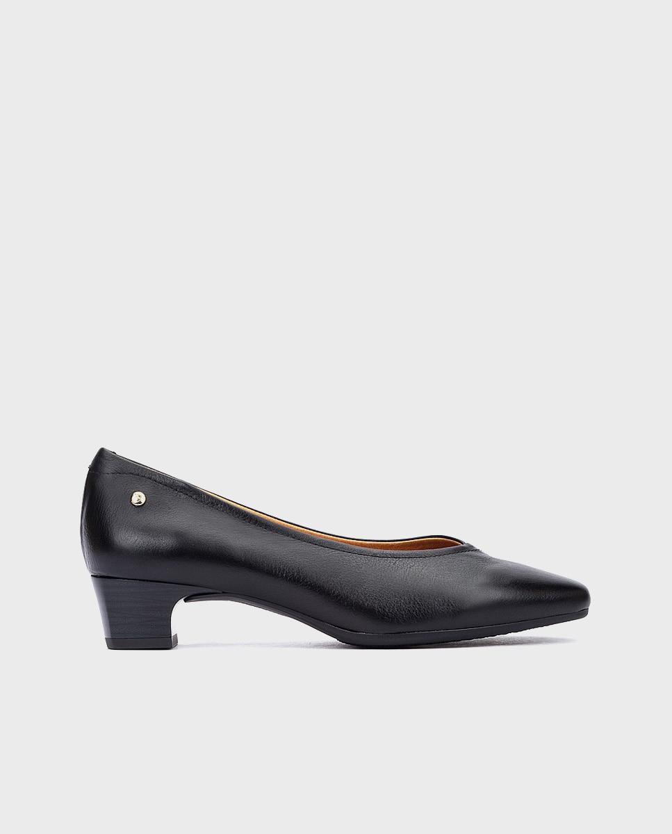 Pikolinos - Zapatos de tacón de mujer de piel con plantilla acolchada.