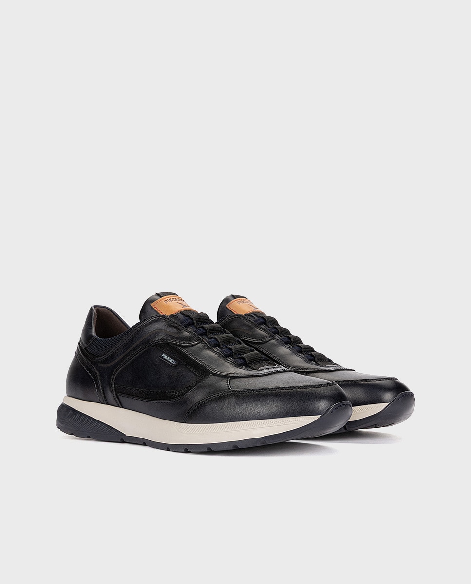 Imagen 3 de Zapatillas de hombre con plantilla Memory Foam y suela extraligera - Pikolinos - Azul Azul