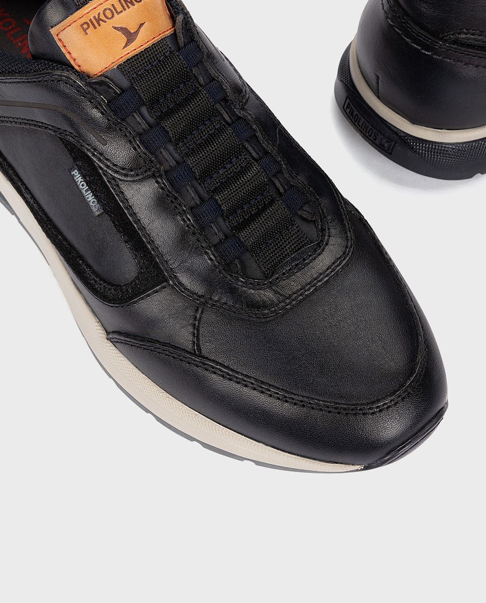 Imagen 4 de Zapatillas de hombre con plantilla Memory Foam y suela extraligera - Pikolinos - Azul Azul