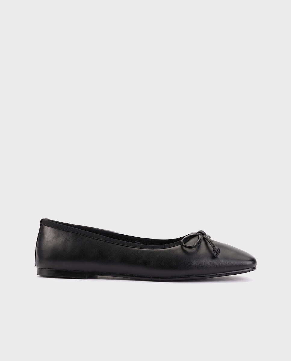 Bailarinas de mujer de piel con tachas - Martinelli - Negro Negro-1