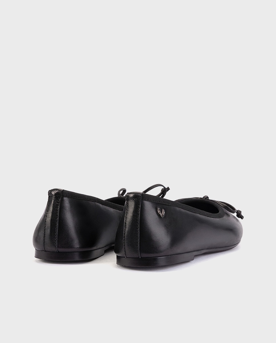 Bailarinas de mujer de piel con tachas - Martinelli - Negro Negro-2