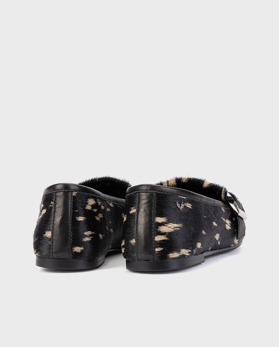 Mocasines de mujer de piel con plantilla acolchada en color - Martinelli - Negro Negro-2