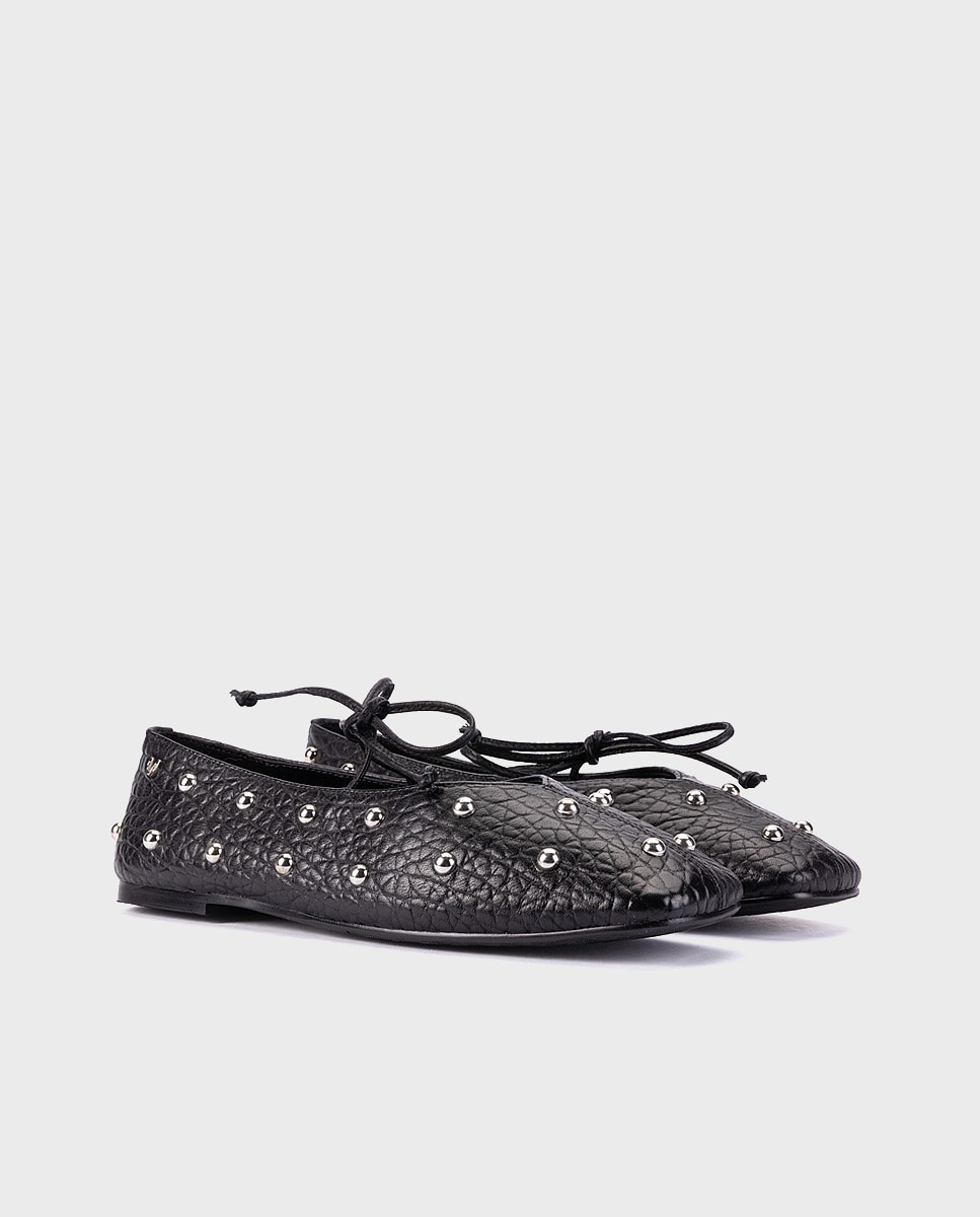 Bailarinas con cintas para mujer - Martinelli - Negro Negro-3