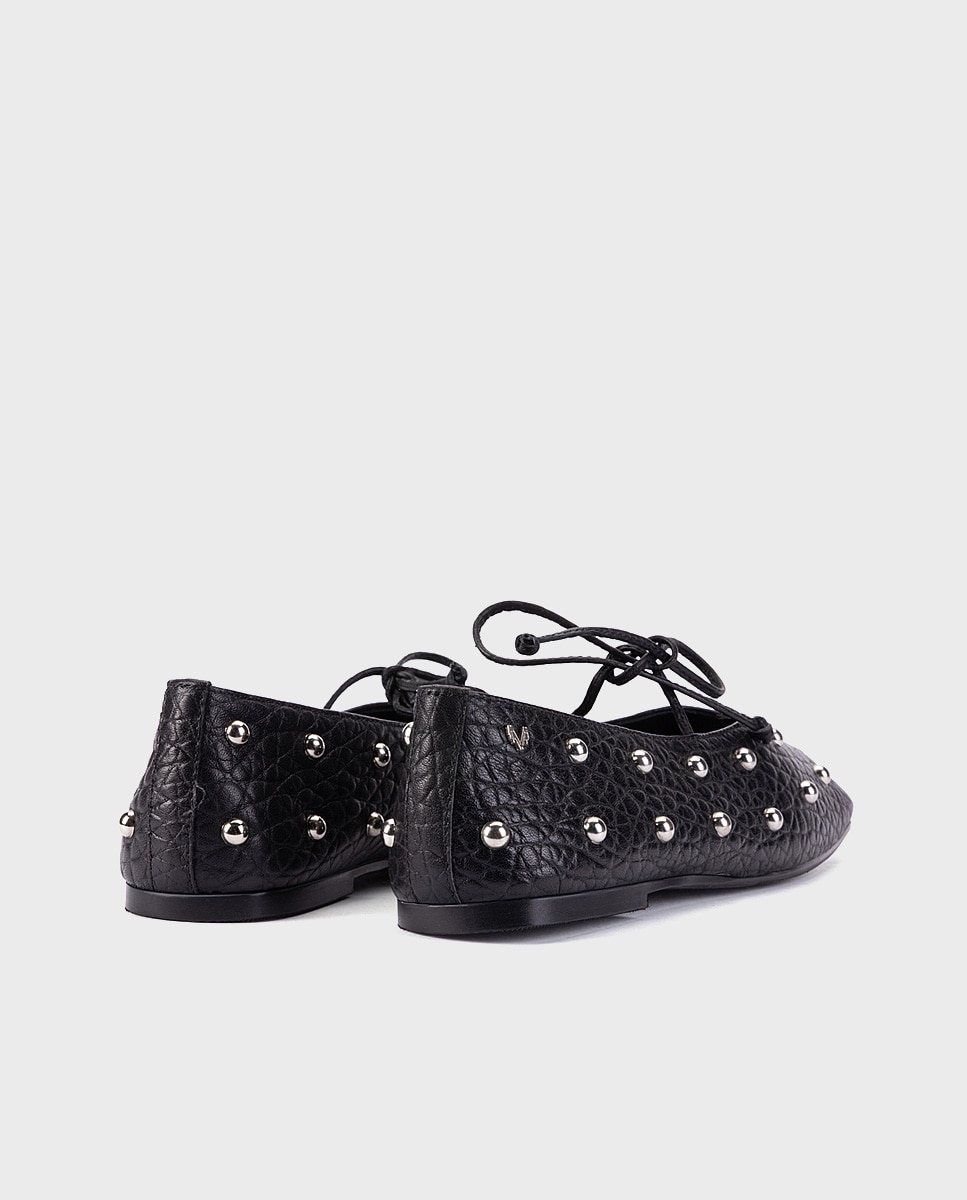Bailarinas con cintas para mujer - Martinelli - Negro Negro-2