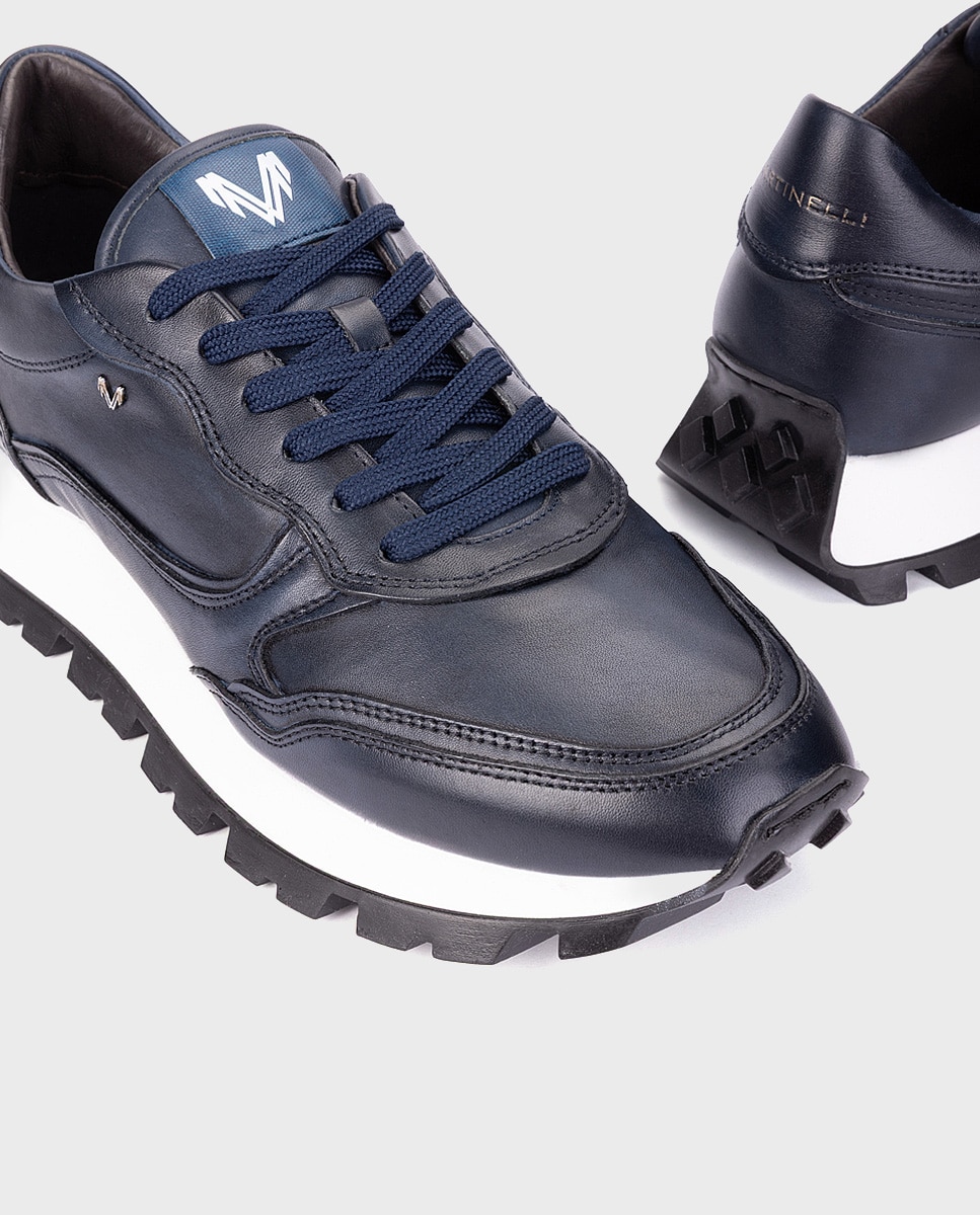 Deportivo elegante para hombre - Martinelli - Azul Azul-4