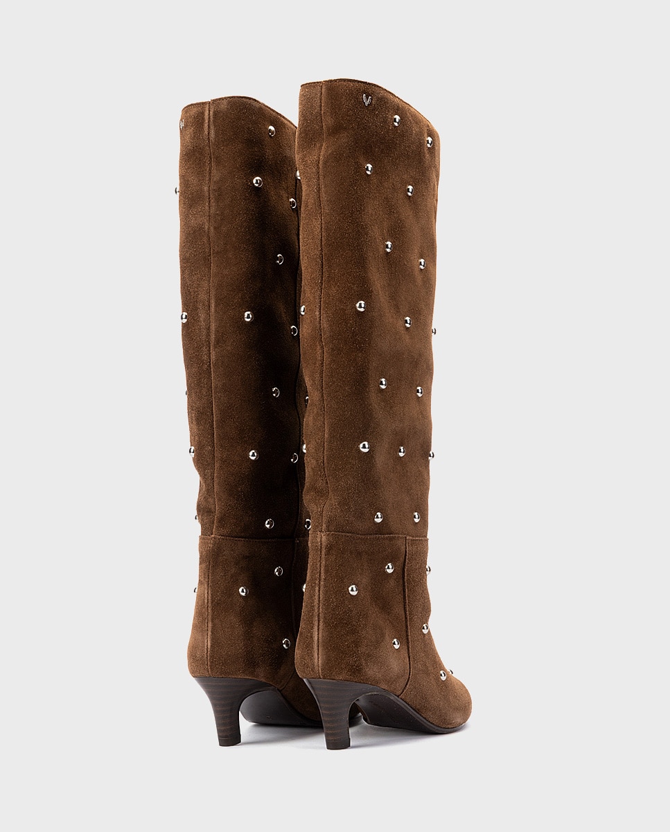 Bota de serraje para mujer - Martinelli - Marrón oscuro Marrón oscuro-2