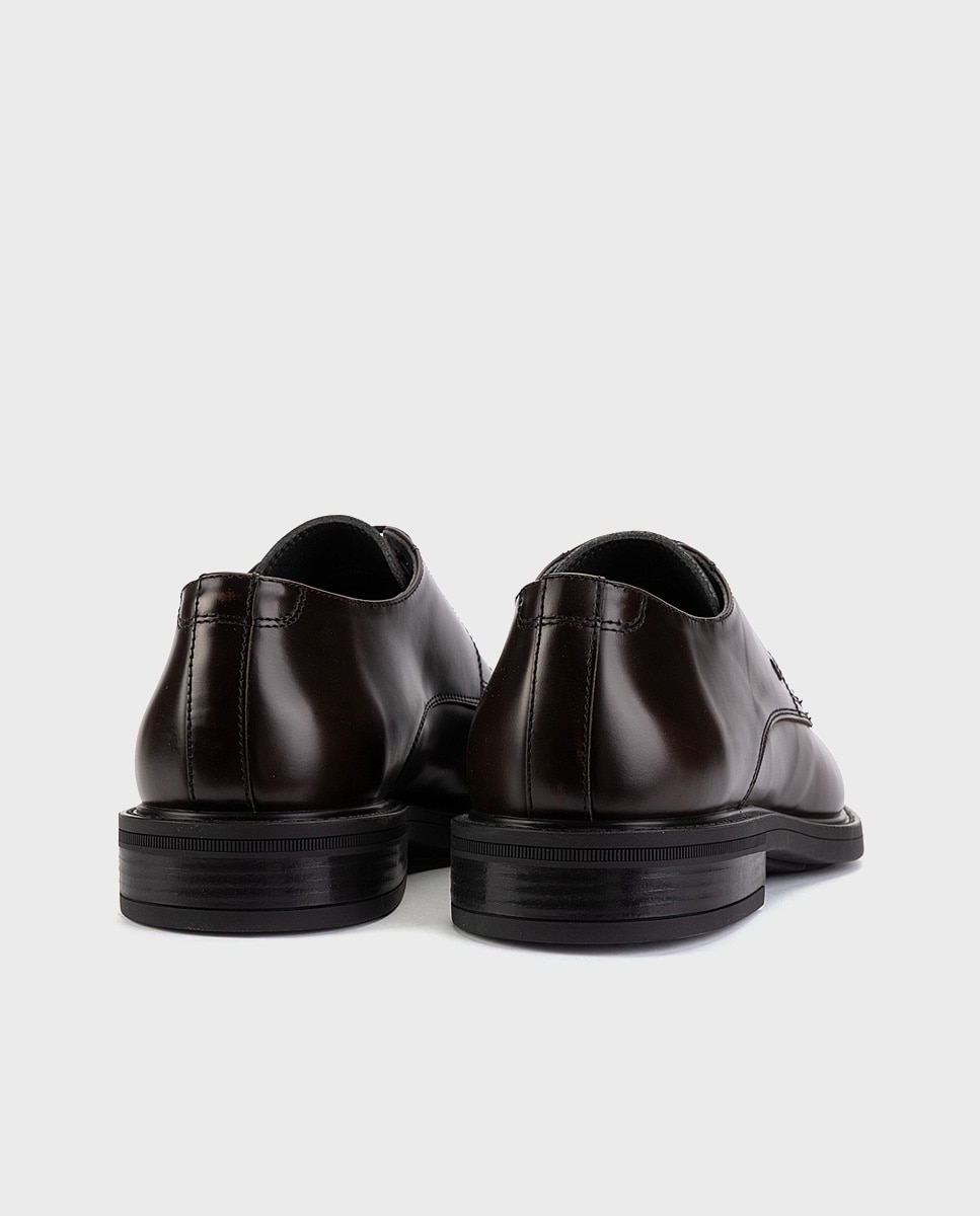 Imagen 2 de Zapatos de cordones de hombre de piel con plantilla acolchada en color - Martinelli - Marrón Marrón