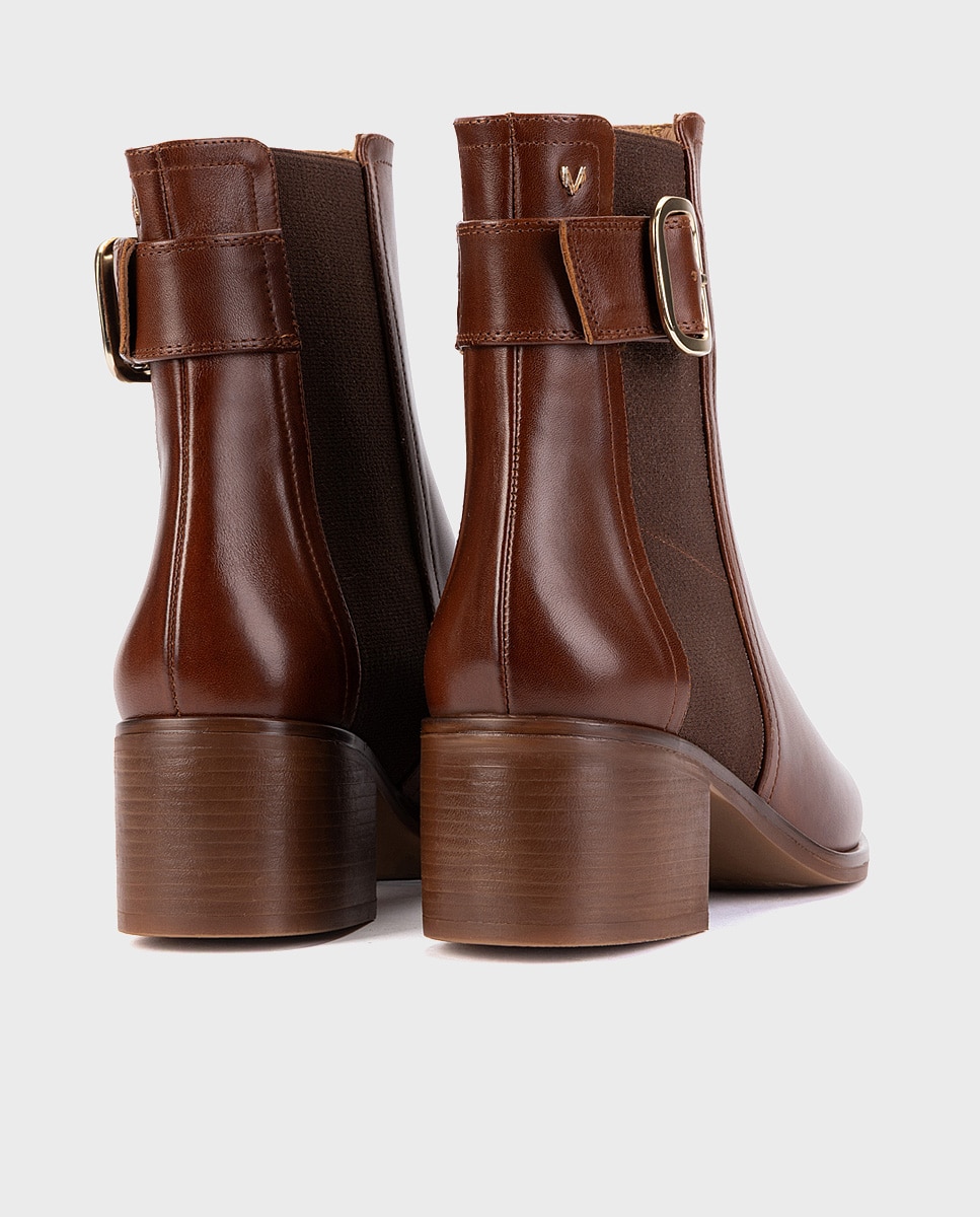 Imagen 2 de Botines de piel para mujer - Martinelli - Marrón Marrón