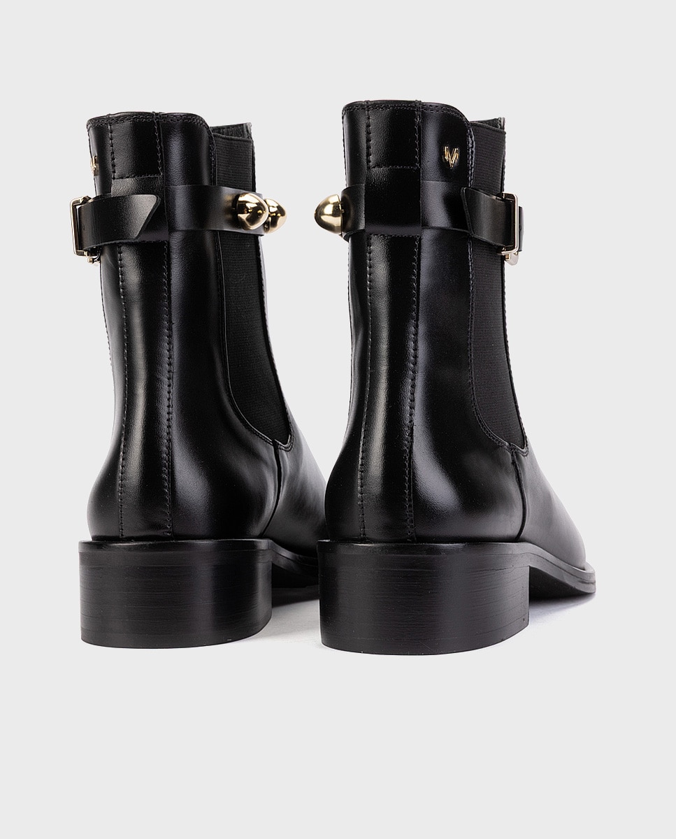 Imagen 2 de Botines de piel para mujer - Martinelli - Negro Negro