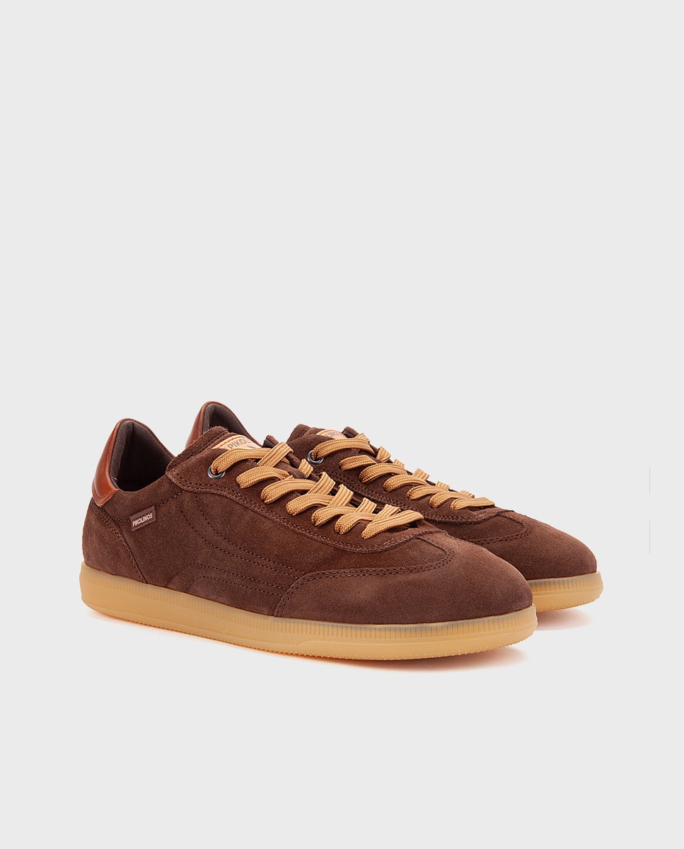 Zapatillas de hombre de piel con plantilla extraíble - Pikolinos - Marrón oscuro Marrón oscuro-3