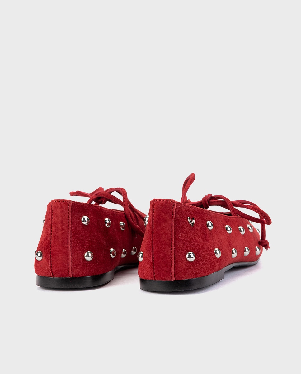 Imagen 2 de Bailarinas con cintas para mujer - Martinelli - Rojo Granate Rojo Granate