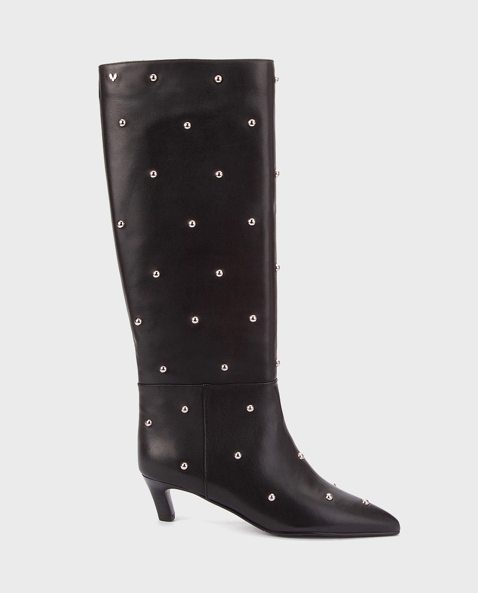 Imagen 1 de Botas de mujer de piel   en color negro Negro