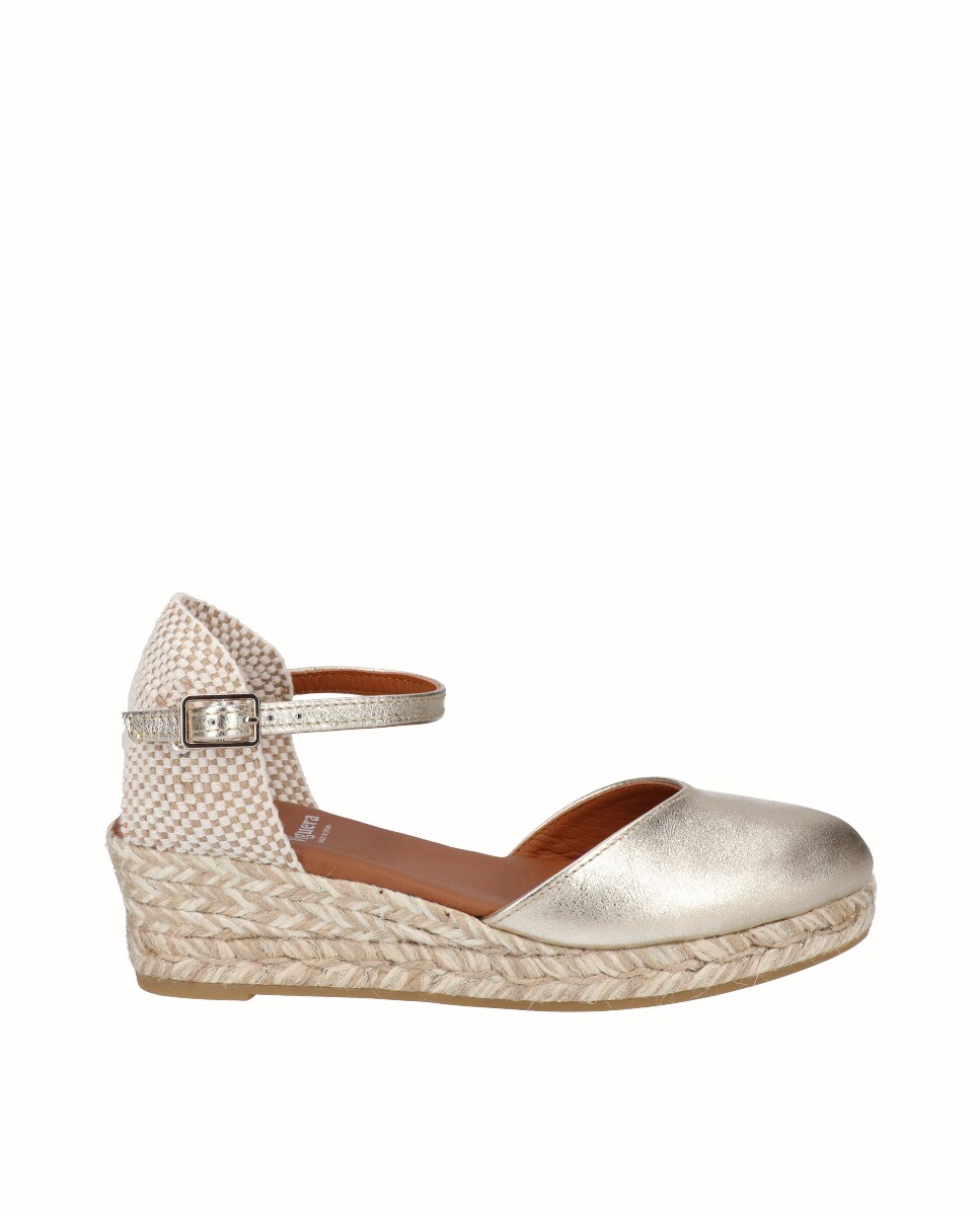 Zapatos Alpargatas Doradas El Corte Ingles Alpargatas De Cuña Baja