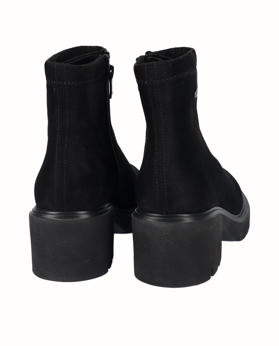 Botines suela track de mujer de licra hidrofugada - Viguera - Negro Negro-2