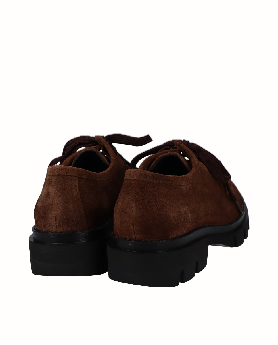 Mocasines suela track de mujer de piel - Viguera - Moka Moka-2