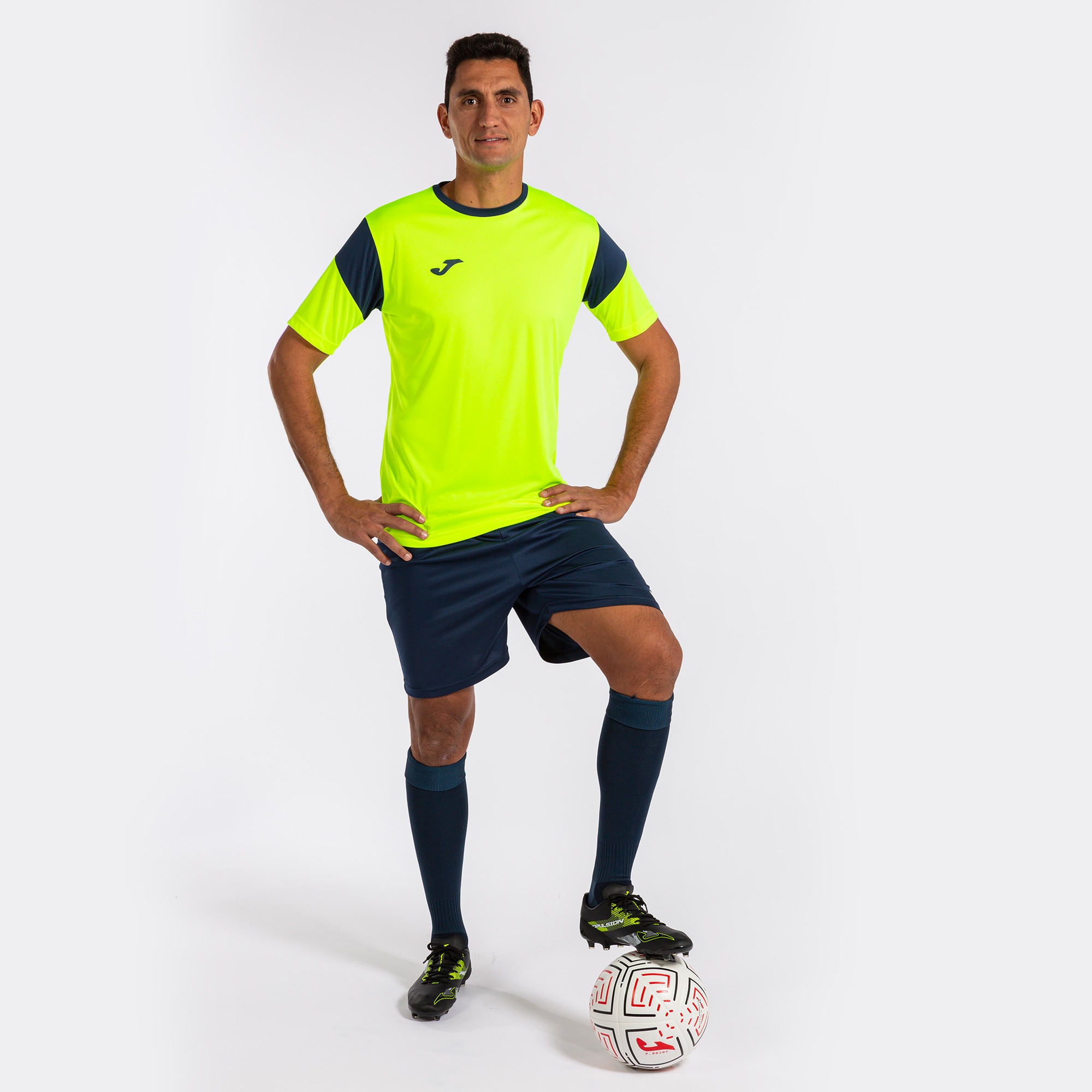 Set fútbol de hombre Phoenix Joma - Amarillo Flúor Amarillo Flúor-4