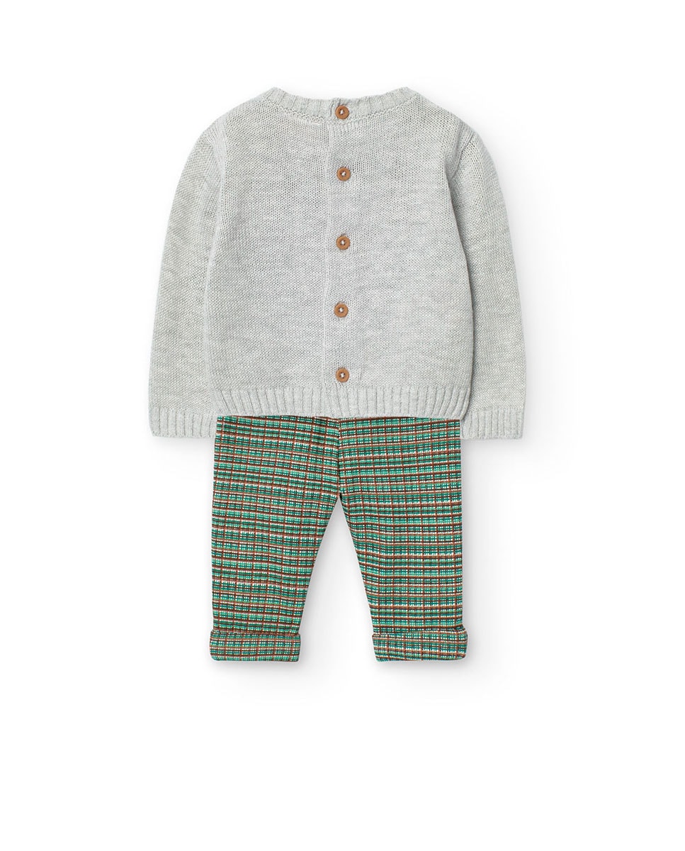 Boboli Vestido Cuadros Bebe NiÃ±a Moda Infantil Otoño Tejidos De