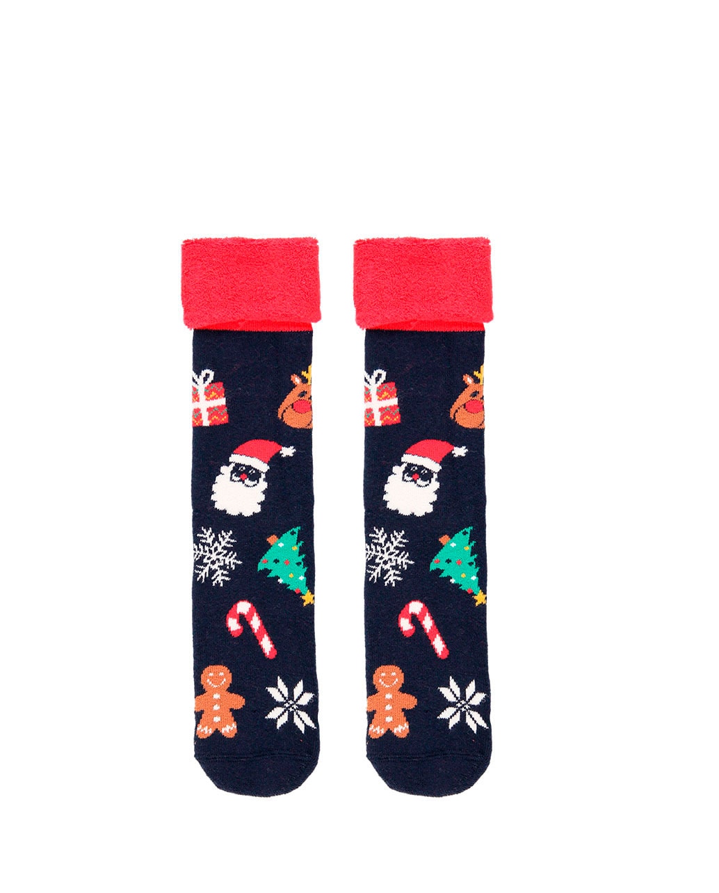 Calcetines antideslizantes de niño con estampado navideño