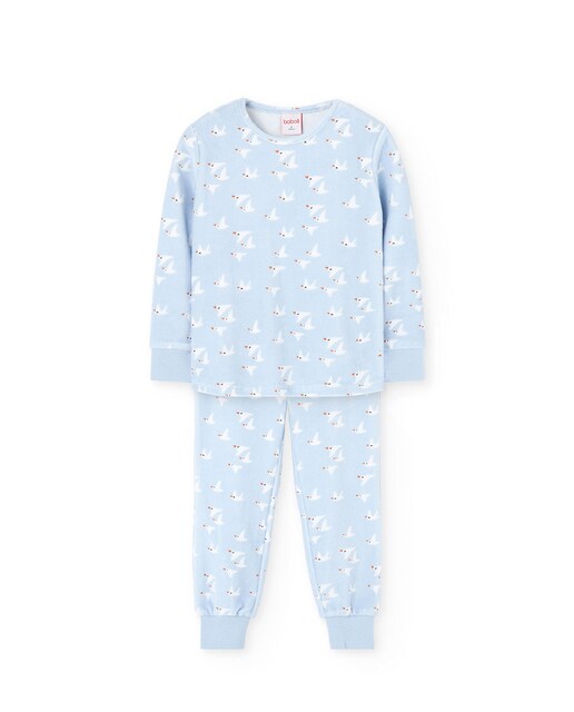 Imagen 0 de Pijama de terciopelo de bebé con manga larga